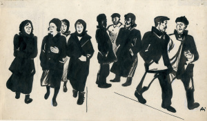 Иллюстрации к журналу "Безбожник у станка". Рисунок 3. 1924